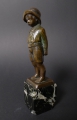 Foto 2: Schlierstein: Bronze-Statuette, Knabenfigur, um 1900, wohl Berlin