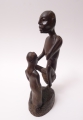 Foto 2: Afrikanische Kultskulptur, Figurengruppe in Ebenholz, 20. Jahrhundert