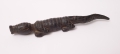Tierfigur, Afrika, in Ebenholz geschnitztes Krokodil, 20. Jahrhundert