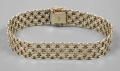 Armband, um 1970, 585er Gelbgold