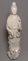 Foto 1: Große Porzellan-Plastik, Guanyin, China, Mitte 19. Jahrhundert, Dehua / Blanc de Chine