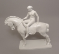 Foto 7: Anton Grath (1881-1956): Weißporzellan-Plastik Lady Godiva, Ausführung Gebrüder Heubach (Lichte), um 1920