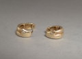 Foto 3: Klappkreolen / Ohrschmuck, 20. Jahrhundert, 585er Gold, mit Brillant