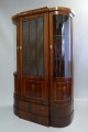 Foto 3: Jugendstil Vitrine / Vitrinenschrank / Salonmöbel, um 1900, in Palisander