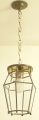 Foto 2: Art Deco Deckenlampe / Flurleuchte, wohl Wien, prismatischer Lampenkorpus