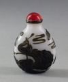 Glas Riechfläschchen / snuff bottle, China, 19. Jahrhundert