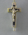 Foto 2: Rosenkranzkette, mit Reliquien im Kreuz, 19. Jahrhundert, Klosterarbeit