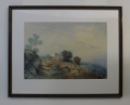 Foto 5: Ascan Lutteroth (1842-1923): Aquarell, Am Mittelmeer, um 1870, bedeutender Hamburger Landschaftsmaler