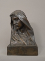 Hans Müller (1873-1937): Bronze, "Marien-Büste", Wien