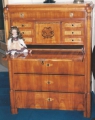 Foto 1: Spätbiedermeier Schreibschrank / Sekretär, in Kirschbaum
