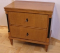 Kommode, Biedermeier, in Birnbaum, um 1820