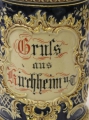 Foto 2: Historismus Steingut Bierkrug