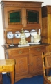 Jugendstil Aufsatz-Buffet, in Eiche