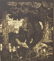 Foto 1: Augustin Kolb (1869-1943): Eremit, Graphik - Holzschnitt
