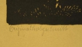 Foto 2: Augustin Kolb (1869-1943): Eremit, Graphik - Holzschnitt