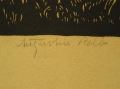 Foto 4: Augustin Kolb (1869-1943): Eremit, Graphik - Holzschnitt