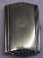 Foto 1: Silbernes Art Deco Zigarettenetui