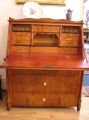 Foto 2: Sekretär / Schrägklappensekretär, Spätbiedermeier, um 1860, in Kirschbaum