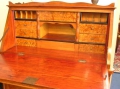 Foto 3: Sekretär / Schrägklappensekretär, Spätbiedermeier, um 1860, in Kirschbaum