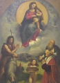 Foto 2: nach Raffael (1483-1520): Madonna di Foligno, Öl Gemälde, Kopie datiert auf 1898