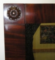 Foto 2: Biedermeier Wandspiegel, in Mahagoni