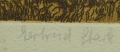 Foto 2: Gertrud Stark (1884-1964): Landschaftsbild mit Weiden, signierte Graphik - Stich