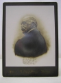 Foto 1: Silber-Photographie: Bismarck Porträt 80-jährig, mit Widmung, Original-Photographie Arthur Mennell, Friedrichsruh 1896