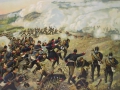 Fettpapierdruck: "Bestürmung der Spicherer Höhen 1870"