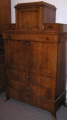 Sekretär / Aufsatzsekretär, Biedermeier, um 1820, Birnbaum