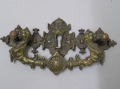 Foto 2: 2 x Gründerzeit Schubladen-Beschläge, um 1880, Messing