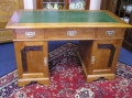 Schreibtisch, Jugendstil, um 1910, Eiche