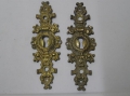 Foto 1: 2 x Gründerzeit Messing Tür-Beschläge, um 1880