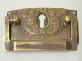 Art Deco Messing Schubladen-Beschlag