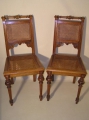 Stühle / Walzenstühle, Gründerzeit, um 1880, in Nußbaum