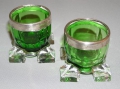 Foto 1: Ein Paar Art Deco Glas Eierbecher, um 1912, England