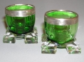 Foto 2: Ein Paar Art Deco Glas Eierbecher, um 1912, England