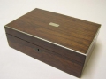 Foto 1: Biedermeier Holzschatulle, in Palisander