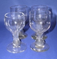 4 x Biedermeier Kelch-Gläser