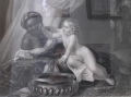 Foto 2: Gustav Luederitz (1803-1884): Graphik - Druck, nach Gemälde Die Mohrenwäsche von Carl Begas aus Jahr 1841