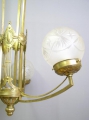 Foto 3: Art Deco Decken-Lampe, um 1940
