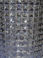 Foto 3: Art Deco Glas Eisbehälter, um 1940, Diamantschliff, Mündungs-Ring Sterling Silber