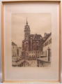 Foto 2: Reinhold Bach (1880-1950): Der alte Peter - München, signierte Graphik - Original-Radierung, Eigentümer von 1956-1962 H. Bahlsens Keksfabrik K. G. Hannover