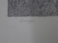 Foto 2: Ernst Lewinger (1931 geboren): Abendlandschaft, kolorierte Graphik, datiert 1980