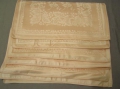 6 x Jugendstil Seiden Servietten