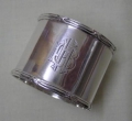 Foto 1: Jugendstil Serviettenring, 800er Silber, Steenaerts