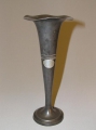 Foto 1: Silberne Jugendstil Trompeten-Vase