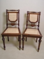 Stühle / Salonstühle, Gründerzeit, in Nußbaum