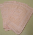 6 x Jugendstil Leinen Servietten