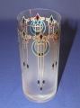 Böhmisches Zylinder-Glas, um 1900, Moser
