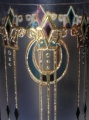 Foto 2: Böhmisches Zylinder-Glas, um 1900, Moser